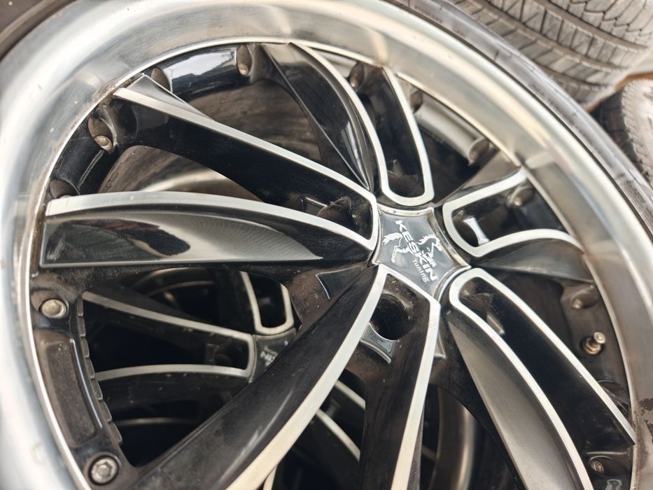 Оригинални лети джанти Keskin KT13 Palladium, с нови всесезонни гуми - Mercedes-Benz 18'