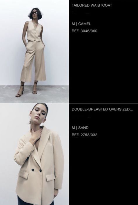 ZARA: Vesta + sacou M, eticheta livrare gratuita