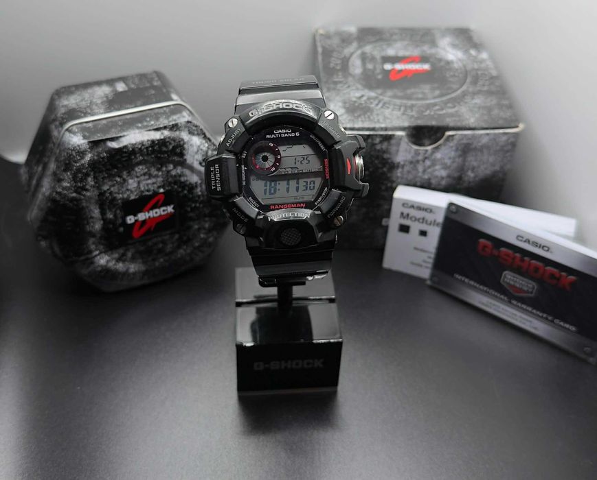 Часовник Casio G-Shock RangeMan GW-9400-1A Tough solar, Radio control