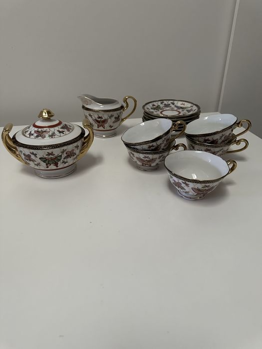 Serviciu ceai Japan - 1950 (Gheisha 18K)