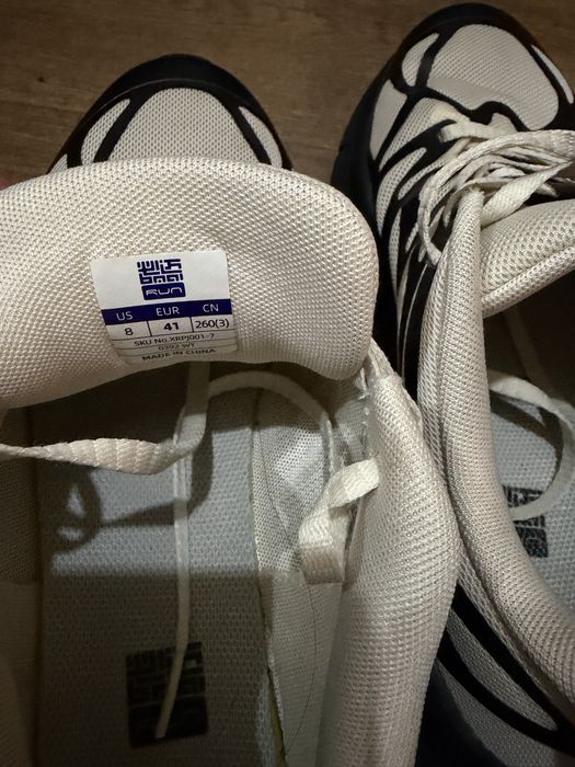 Кеды белые кожаные, размер 40-40,5