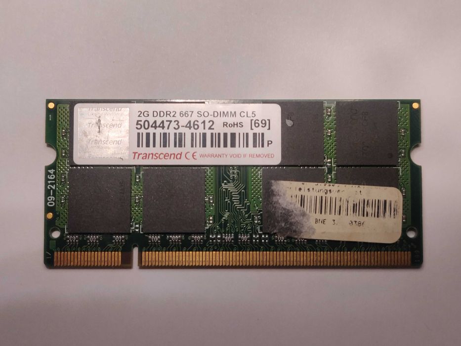 Memorie RAM laptop 2GB DDR2 SODIMM