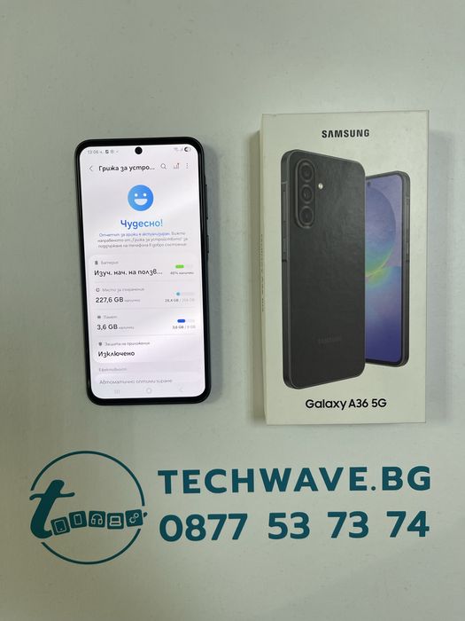 Samsung Galaxy A36 256GB Awesome Black 100%
