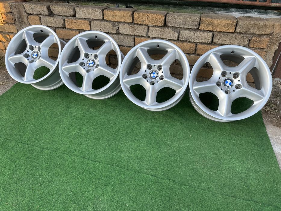 4 броя Джанти БМВ BMW Style 57 17 цола за X5 E53 X3 E83 E87 e36 e46