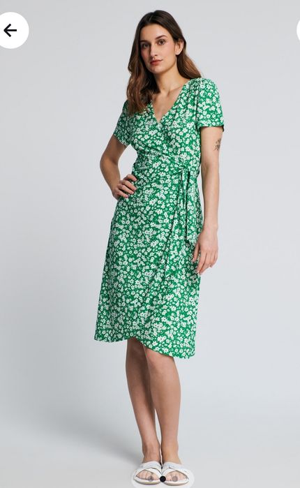 Rochie Sinsay, midi cu snur decorativ, marime S