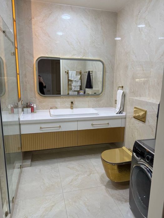 3-комнатная квартира с дорогим ремонтом, вид на фонтан, Ташкент Сити