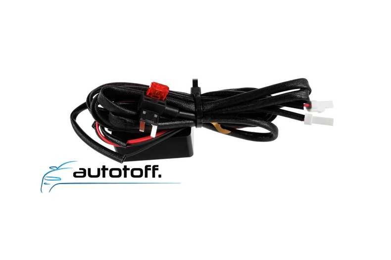 Grile duble iluminate compatibile cu BMW Seria 3 F30 F31 (11-19) Negru lucios cu LED