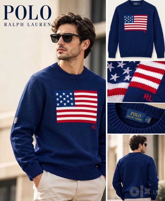 POLO Ralph Lauren новый трикотажный свитер L разм Бесплатная Доставка