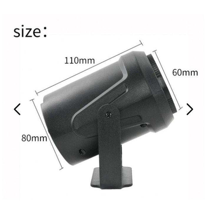 Proiector laser Led rotativ cu tematica de craciun LY