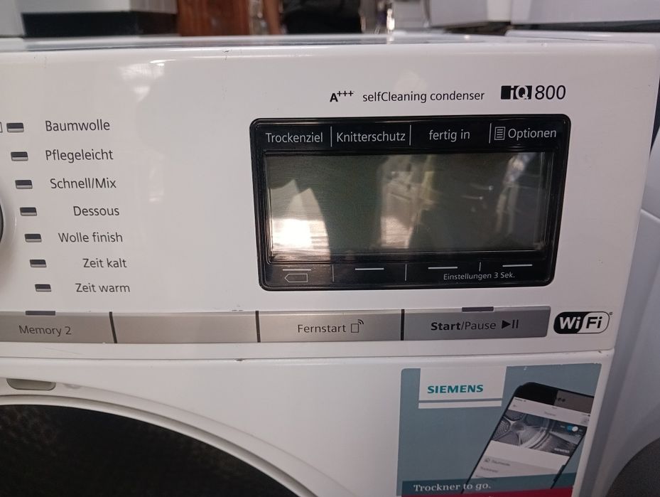 Комплект пералня и сушилня Siemens IQ800 WI-FI Made in GermanyГаранция