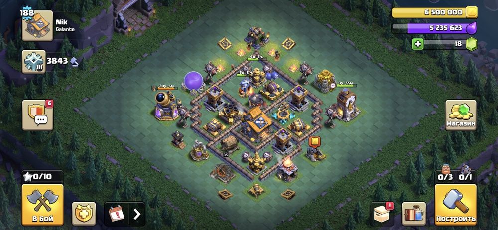 Акаунт clash of clans