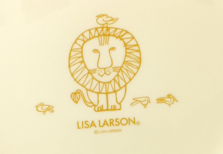 Тарелка Lisa Larson (Лиза Ларсон) лев