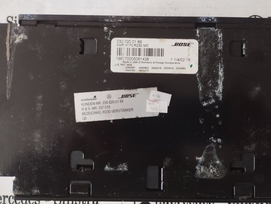 Bose Аудио усилвател за Мерцедес-бенц SL (R230)