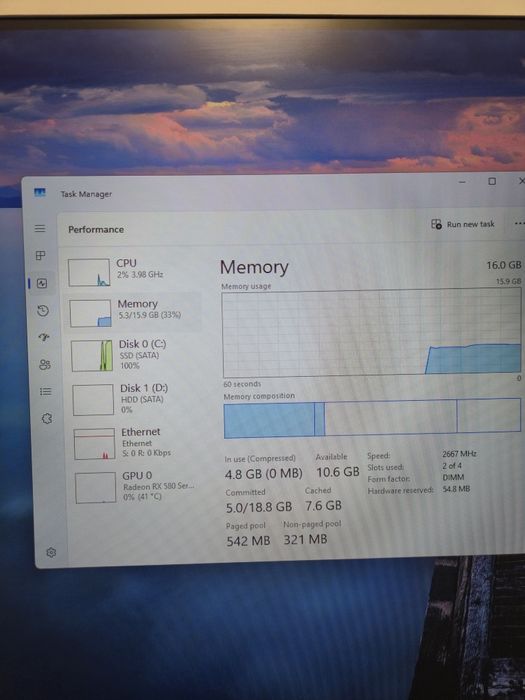 PC Gaming I5-9400F, RX 580 8GB, 16GB Ram