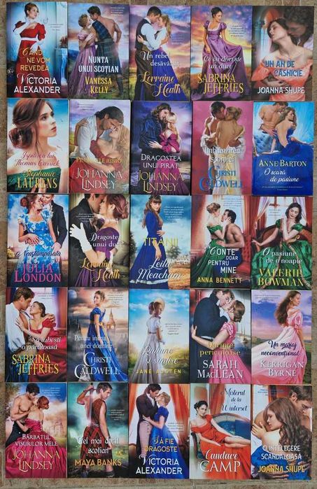 Lot 11 - 45 carti romantice Lindsey, Caldwell, Jeffries, Shupe, Bowman