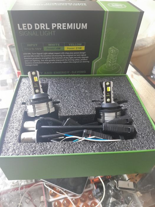 Диодные ДХО с поворотником