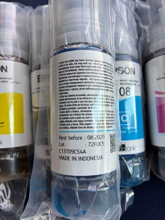Оригинальные чернила Epson 108 — полный комплект / поштучно