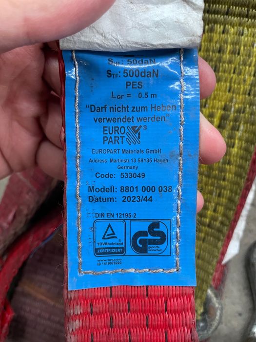 Стяжные ремни трещетка