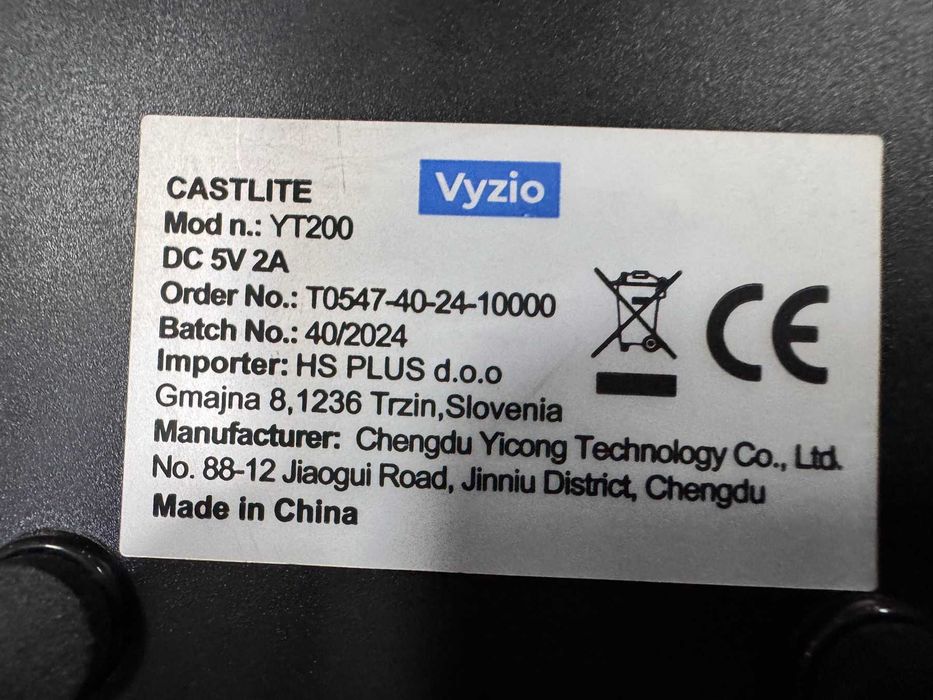 Мини проектор CASTLITE YT200 10000 лумена 14-100 инча