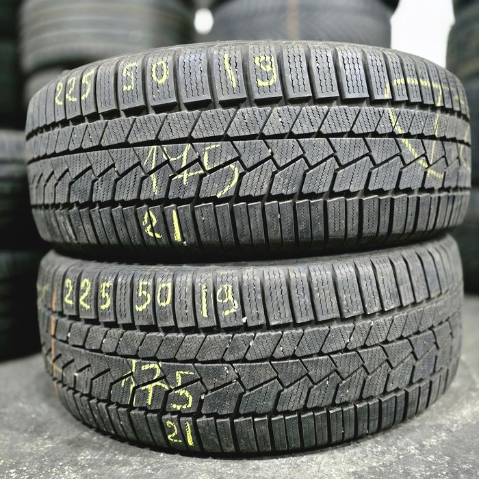 2x 225/50/19 M+S CONTINENTAL 2021 Stare excelentă