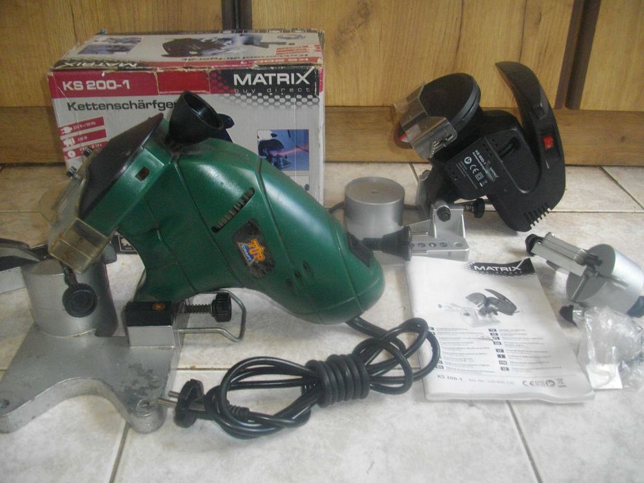 220W/130W-ф100mm Профи Ел. Машина за заточване вериги ATIKA/ Top Craft