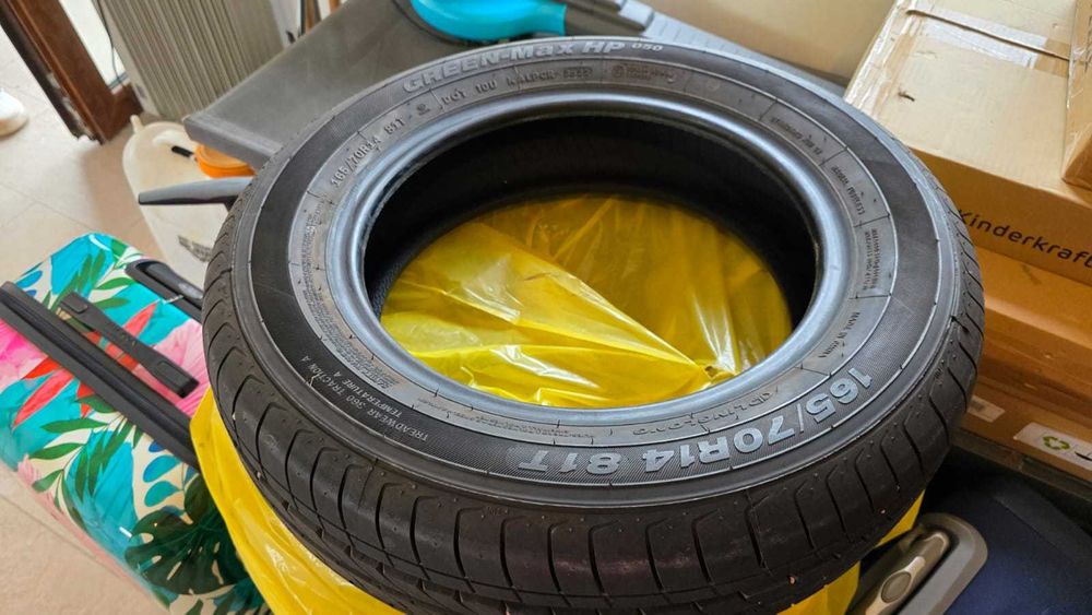 4 Anvelope vară 165/70 R14 Linglong Green-Max HP010 aproape noi