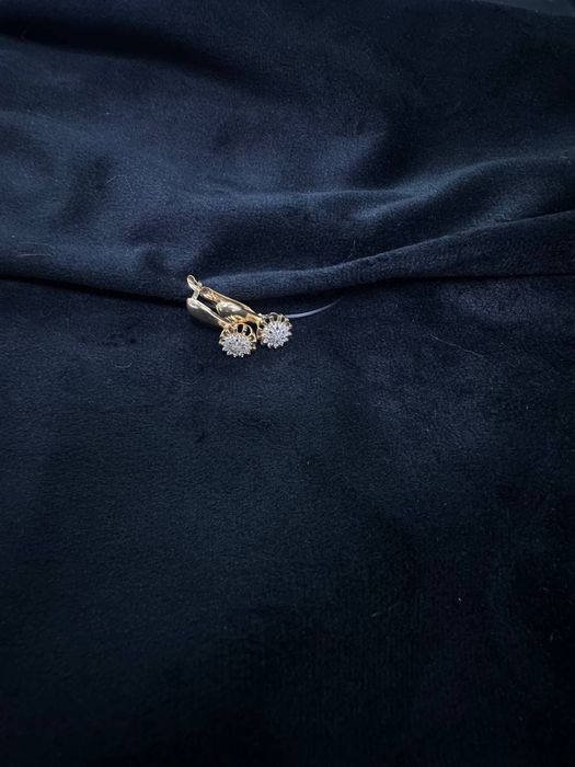 Золотые серьги Орталык ломбард