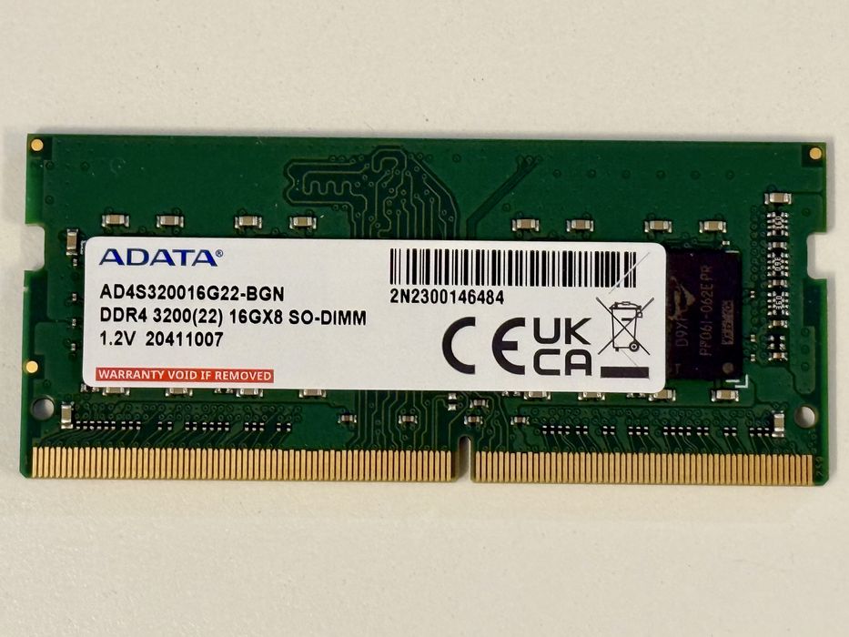 16GB DDR4 3200 SO-DIMM RAM за лаптоп ADATA
