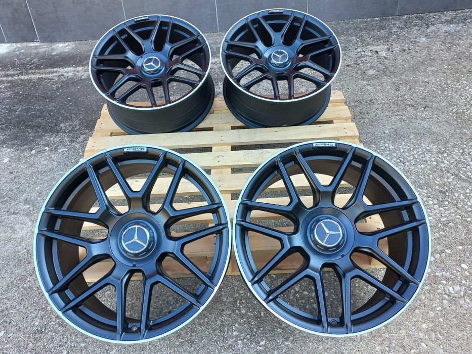 19"Mercedes Black Matt Lip 8.5j et35 9.5j et48 C E S Cls Class Спорт Пакет