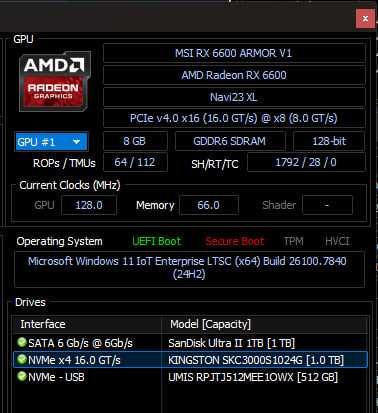 PC | ryzen 3600 | radeon 6600 8GB | 32GB Ram | 1TB nvme