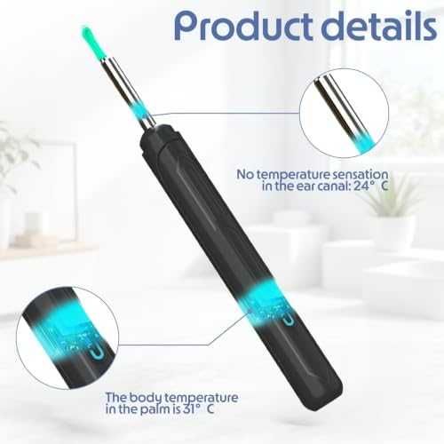 Нов KASURE ушен ендоскоп с HD камера LED WiFi уред за премахване на ушна кал