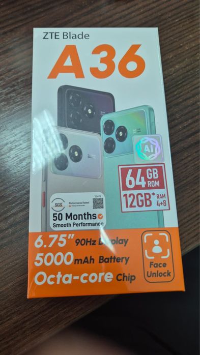 Смартфон ZTE blade A34
