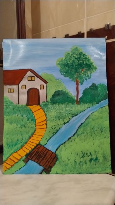 Tablouri pictate manual