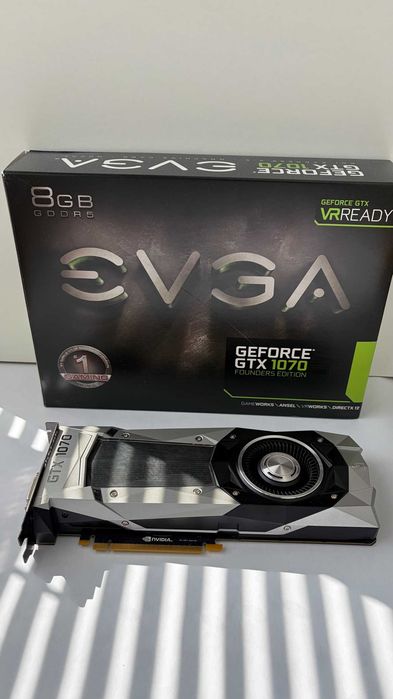 Видеокарта EVGA Nvidia 1070 8GB Founders Edition