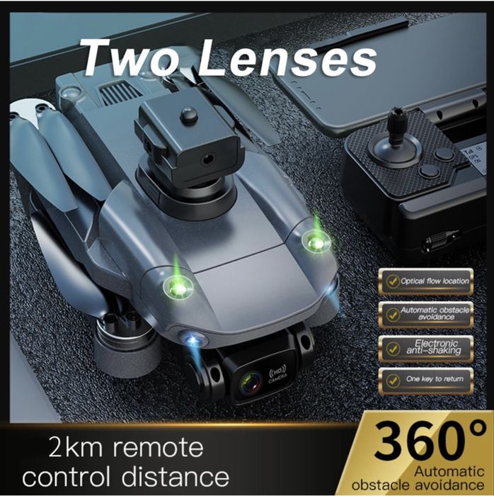 Drona profesionala 4K K998 GPS H6 FPV, HD,evita obstacole,5G,3 baterii