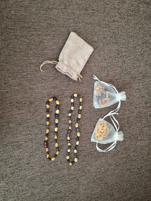 Кехлибарени герданчета от амберлино