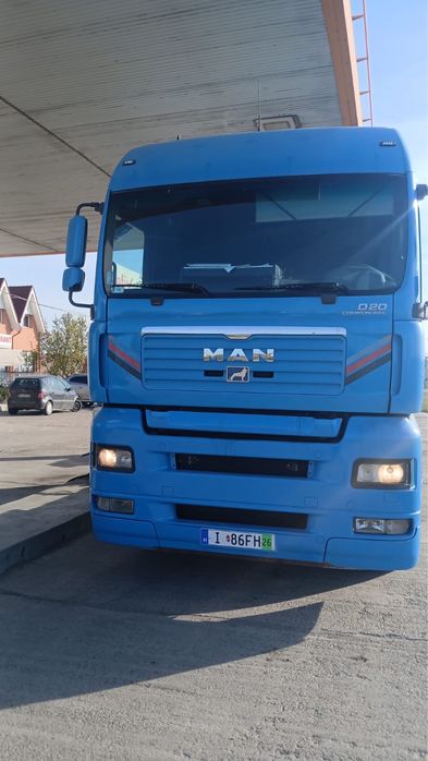 MAN TGA 440 euro 5 cu tahograf pe diagrama