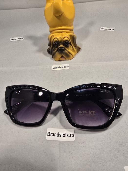 Ochelari de soare Parda, Cat Eye Black, 1021, made in Italy