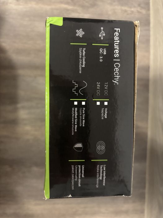 Invertor Green Cell 24V → 230V, 500W (1000W Peak)