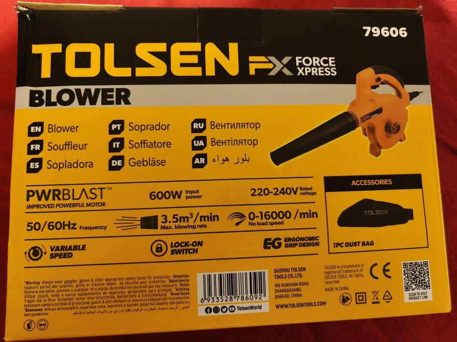 Vând suflantă Tolsen FX Force Xpress