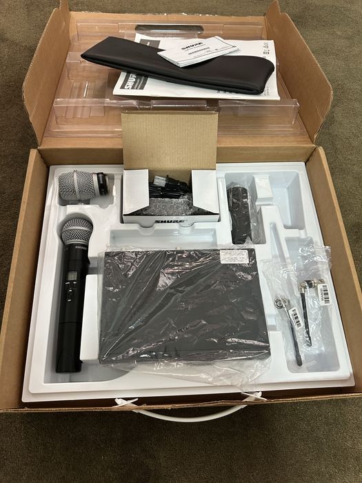 Shure ulxs cu capsula sm58 si beta 87A ( ulxp4) produs nou