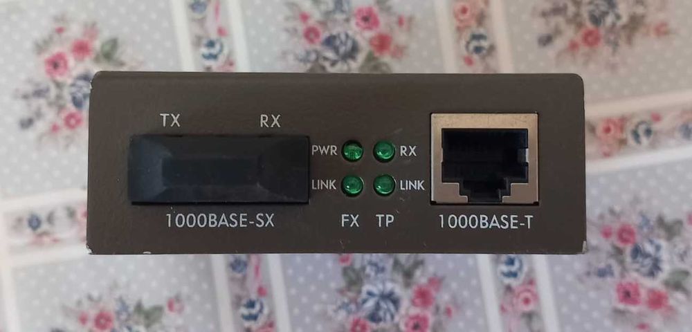 Convertor Gigabit Ethernet to SC Fiber 550 m