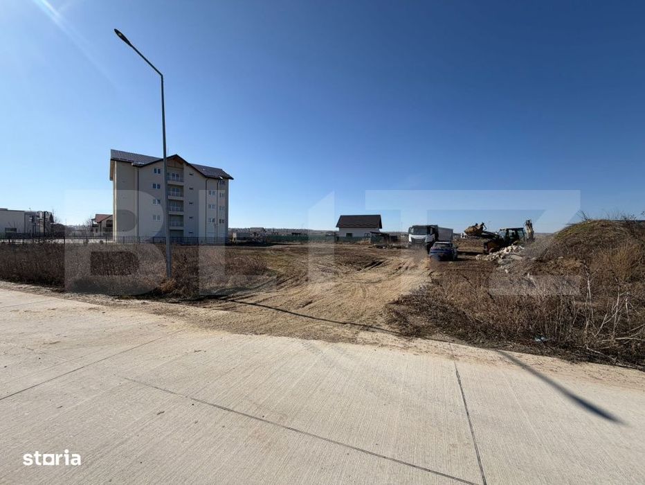 Teren Dumbraveni, 30 ari, deschidere 50 m, pretabil blocuri!