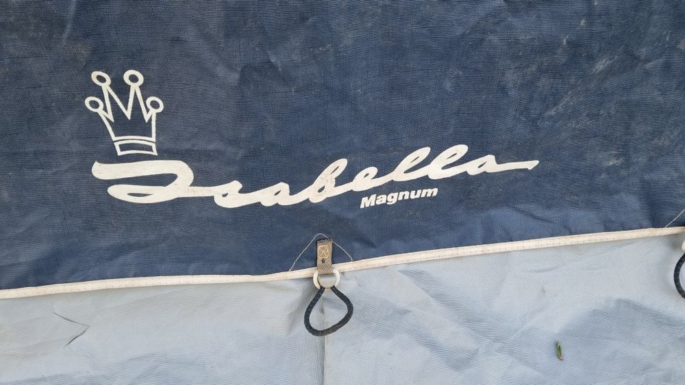 Cort Partial Rulota Isabella Magnum 320,  Material gros impermeabil, Cadru solid fibra si metal