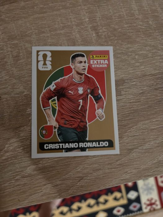 Panini world Cup 2026 Cristiano Ronaldo extra stiker bronz (schimb)