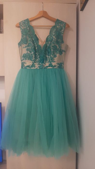 Rochie verde de ocazie