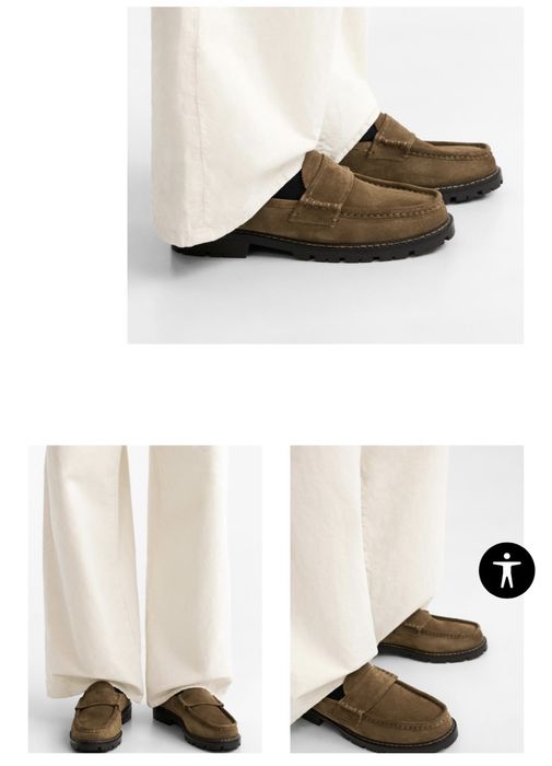 Зара мокасины, обувь