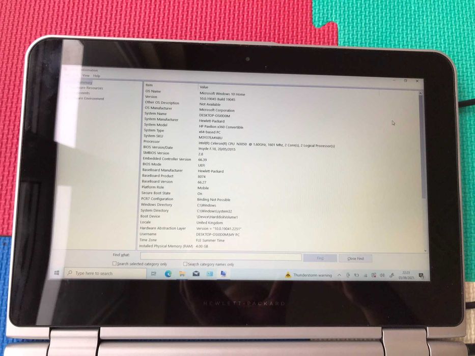 HP Pavilion x360 11.6” Touch 2в1 / 360° / 4GB RAM / 456GB/ Батерия ~3ч