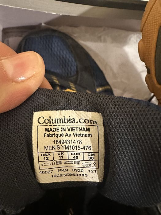 Продавам мъжки обувки Columbia  с водонепропусклива мембрана ,размер