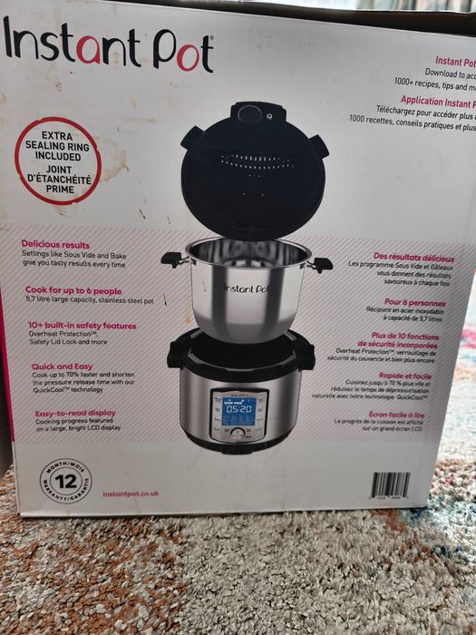Instant Pot Duo Evo Plus 5.7L multicooker 10-in-1 - perfect 450 lei